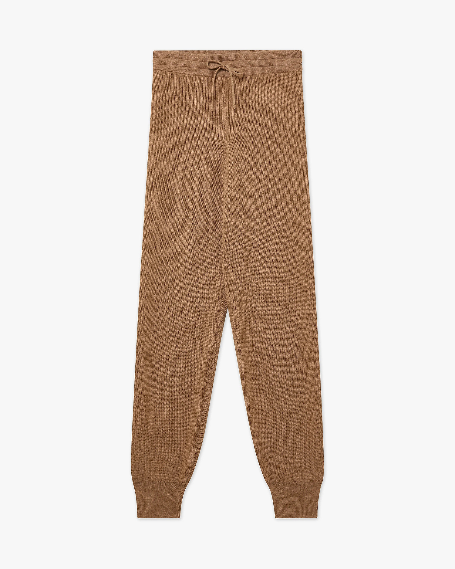 Women's Garisenda Joggers - Camel Merino / Cashmere