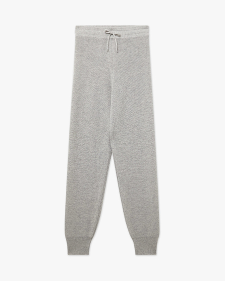 Women's Garisenda Joggers - Light Grey Merino / Cashmere
