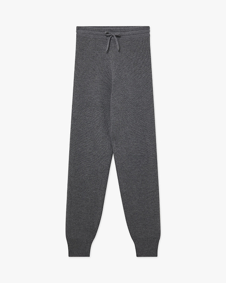 Women's Garisenda Joggers - Medium Grey Merino / Cashmere