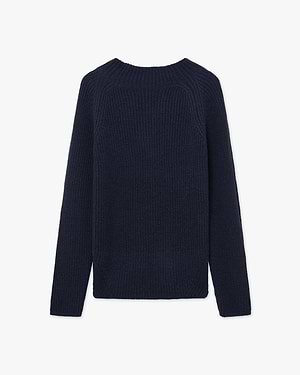 Maglia Collo Alto Garisenda - Blu