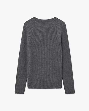 Maglia Collo Alto Garisenda - Grigio Medio