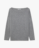 Pull Col Bateau Lightness - Gris Moyen