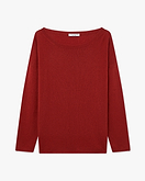 Pull Col Bateau Lightness - Rouge