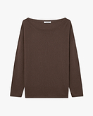 Pull Col Bateau Lightness - Marron