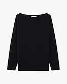 Pull Col Bateau Lightness - Noir
