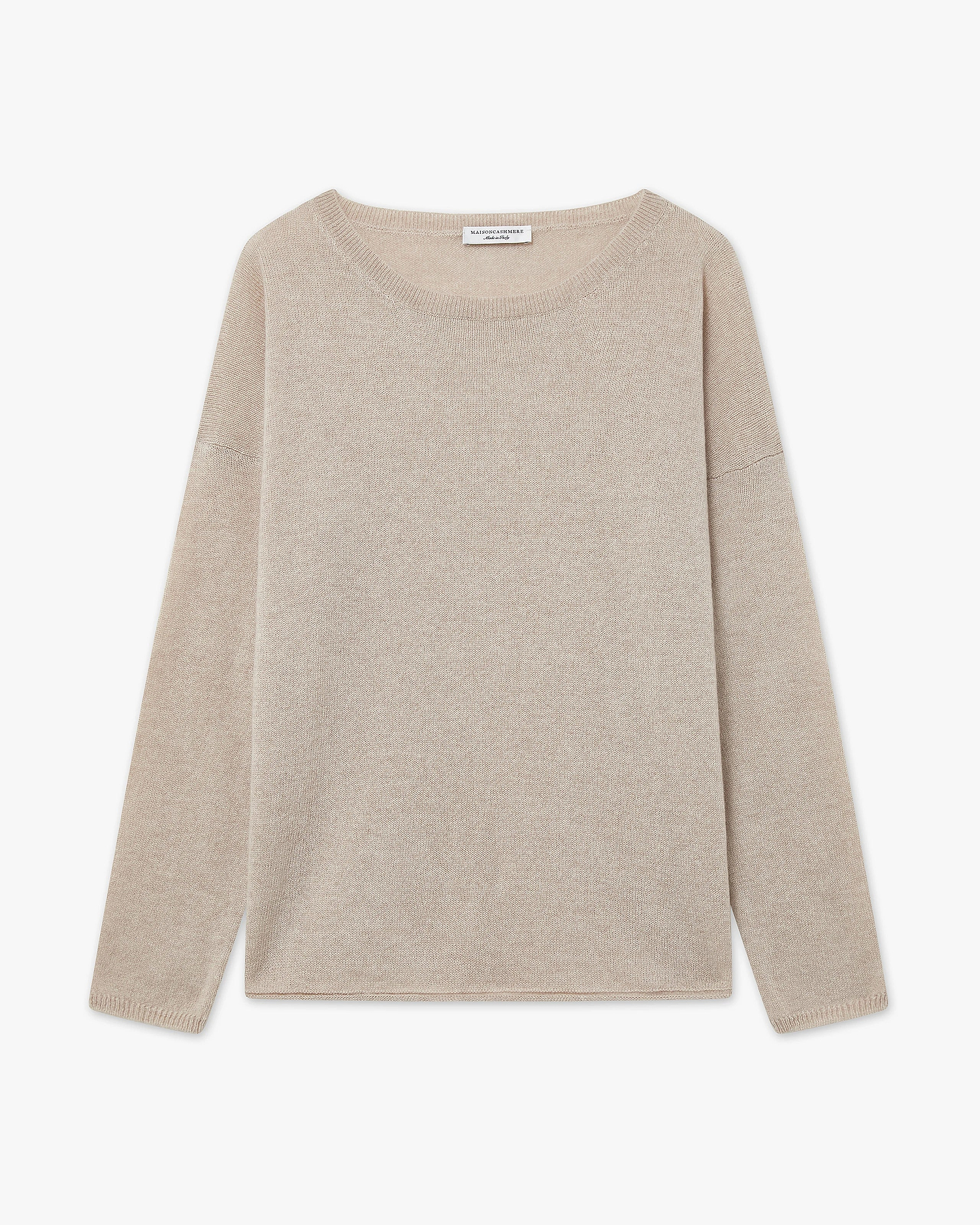 Lightness Crew Neck Sweater - Beige Cashmere
