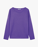 Lightness Rundhals Pullover - Violett