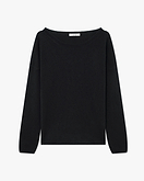 Lightness Rundhals Pullover - Schwarz