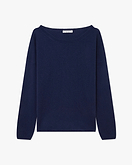 Lightness Rundhals Pullover - Blau