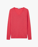 Maglia Scollo V Lightness - Corallo