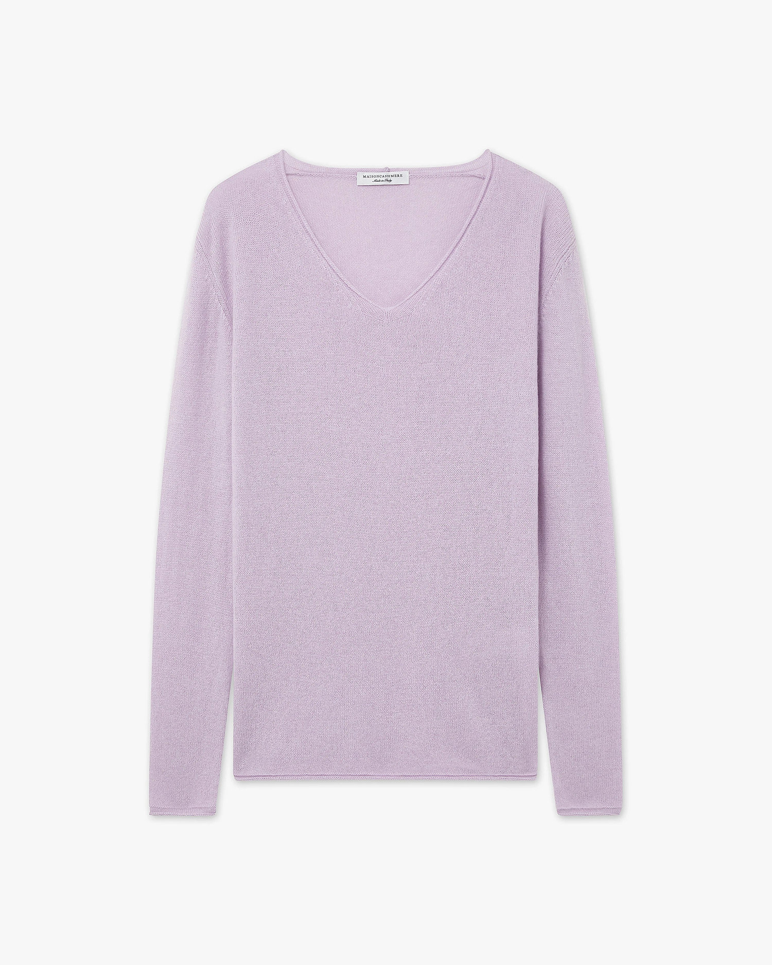 Lightness V-Neck Sweater - Lilac Cashmere