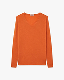 Maglia Scollo V Lightness - Arancio