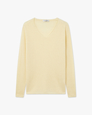 Maglia Scollo V Lightness - Burro