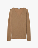 Maglia Scollo V Lightness - Cammello
