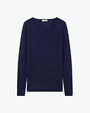 Maglia Scollo V Lightness - Blu