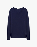 Maglia Scollo V Lightness - Blu