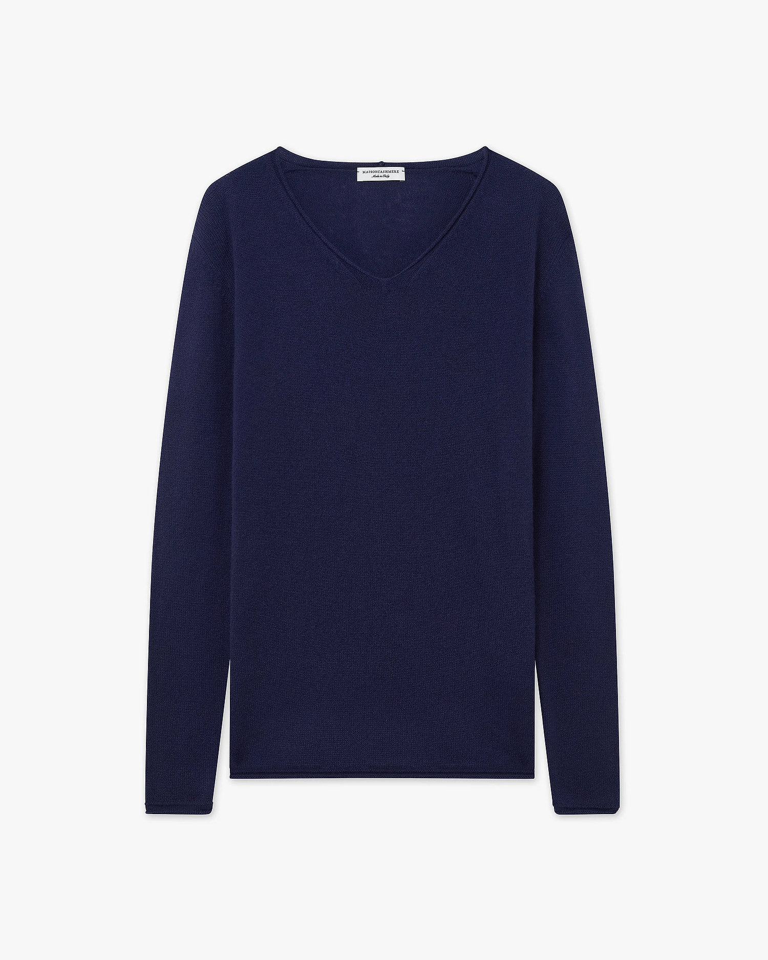 Lightness V-Neck Sweater - Blue Cashmere