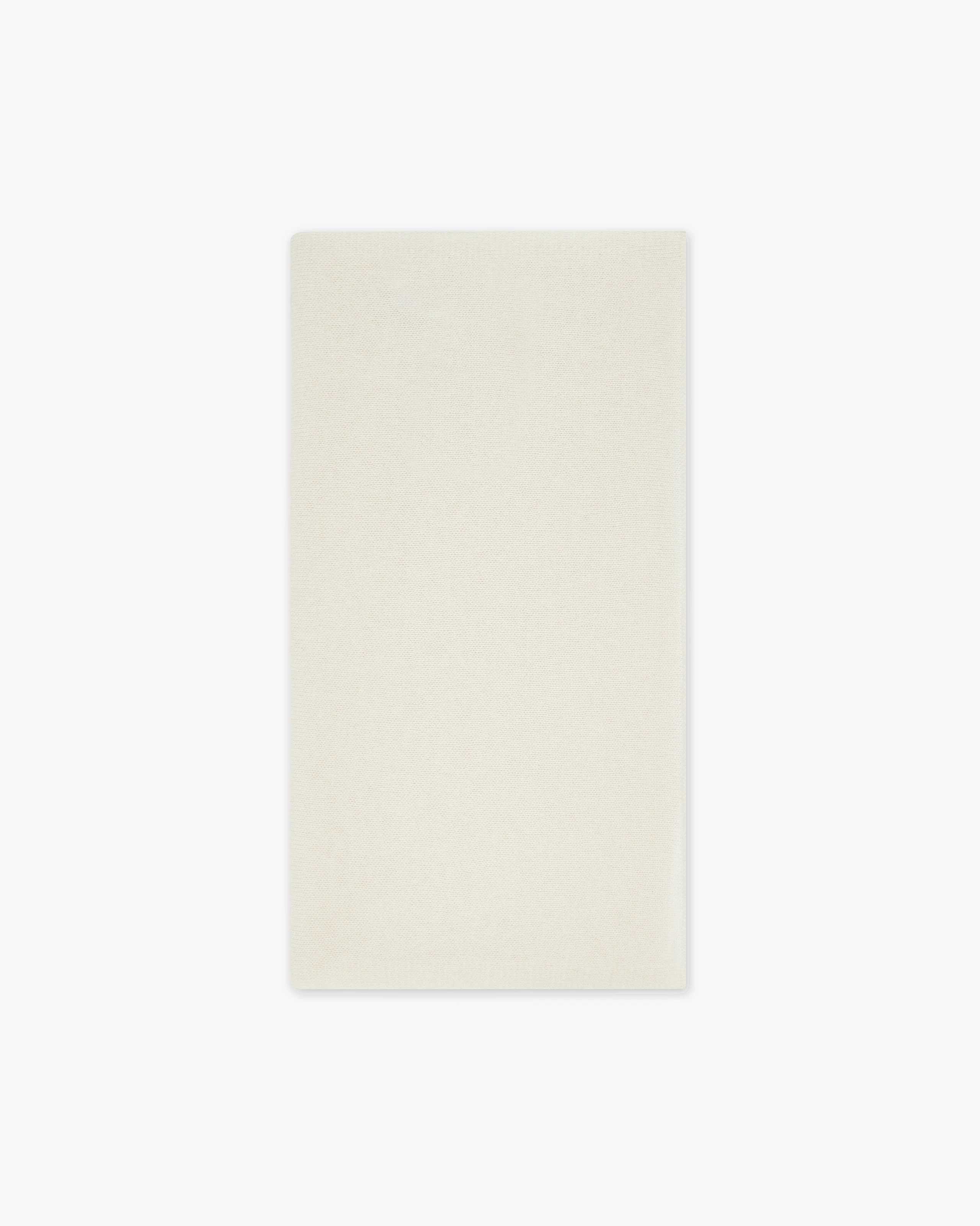 Women's Essential Maxi Scarf - White Cashmere