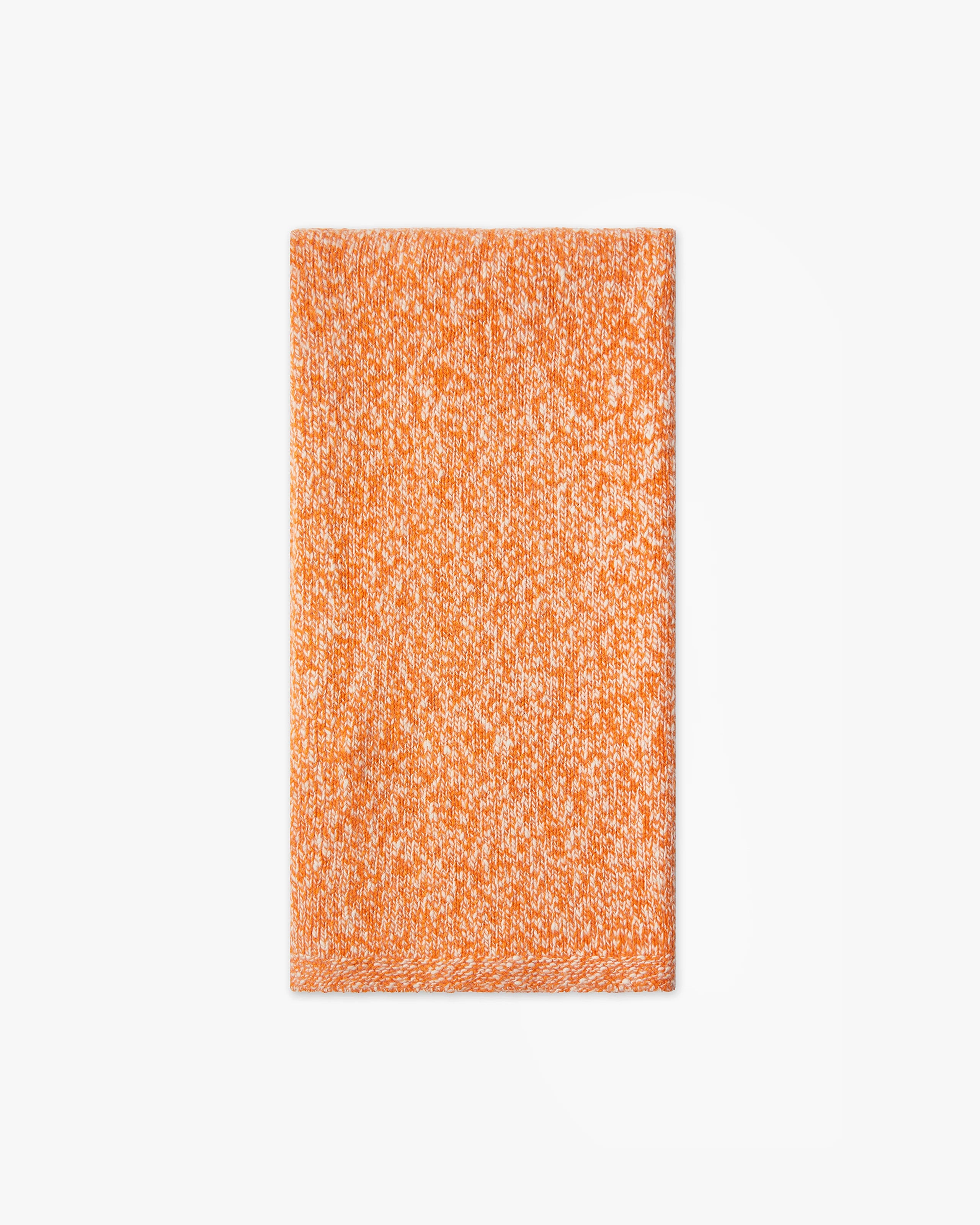Women's Mouliné Maxi Scarf - Orange Lana / Cashmere