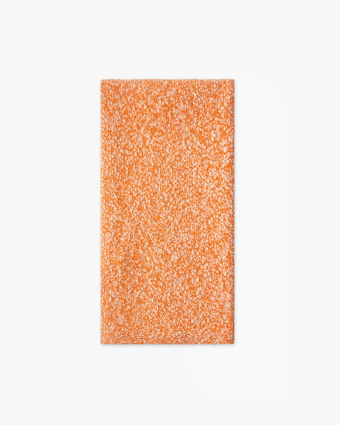 Women's Mouliné Maxi Scarf - Orange Lana / Cashmere