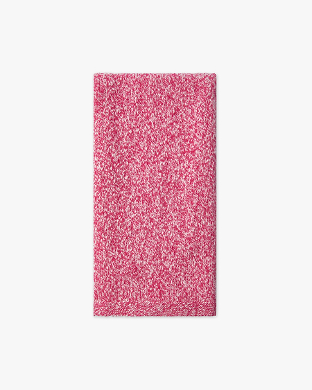 Women's Mouliné Maxi Scarf - Fuchsia Lana / Cashmere