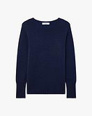 Merano Rundhalspullover Damen - Blau