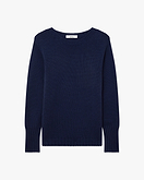 Merano Rundhalspullover Damen - Blau