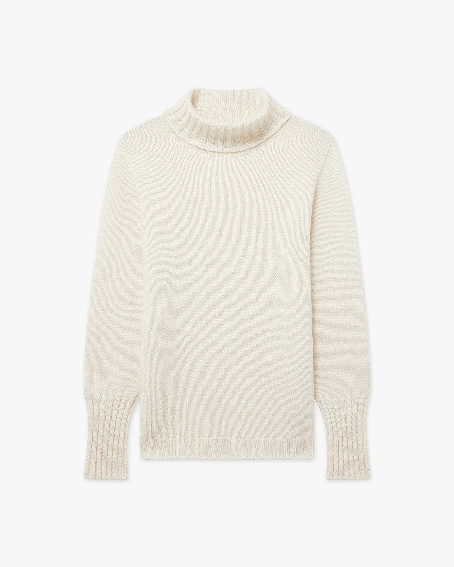 Women's Merano Turtleneck Sweater - White Cashmere