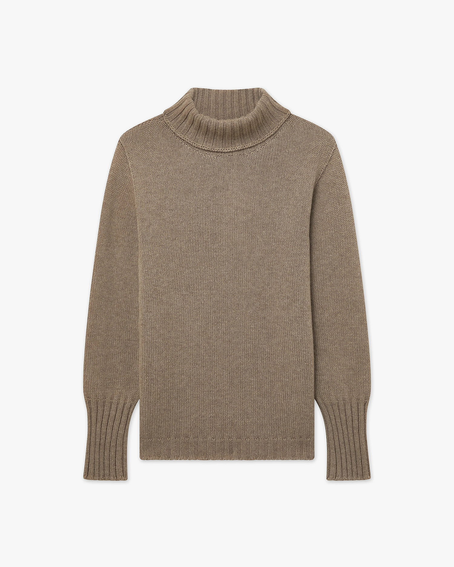 Women's Merano Turtleneck Sweater - Taupe Cashmere