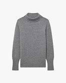 Merano Rollkragenpullover Damen - Mittelgrau