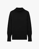 Merano Rollkragenpullover Damen - Schwarz