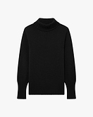 Merano Rollkragenpullover Damen - Schwarz