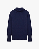 Merano Rollkragenpullover Damen - Blau