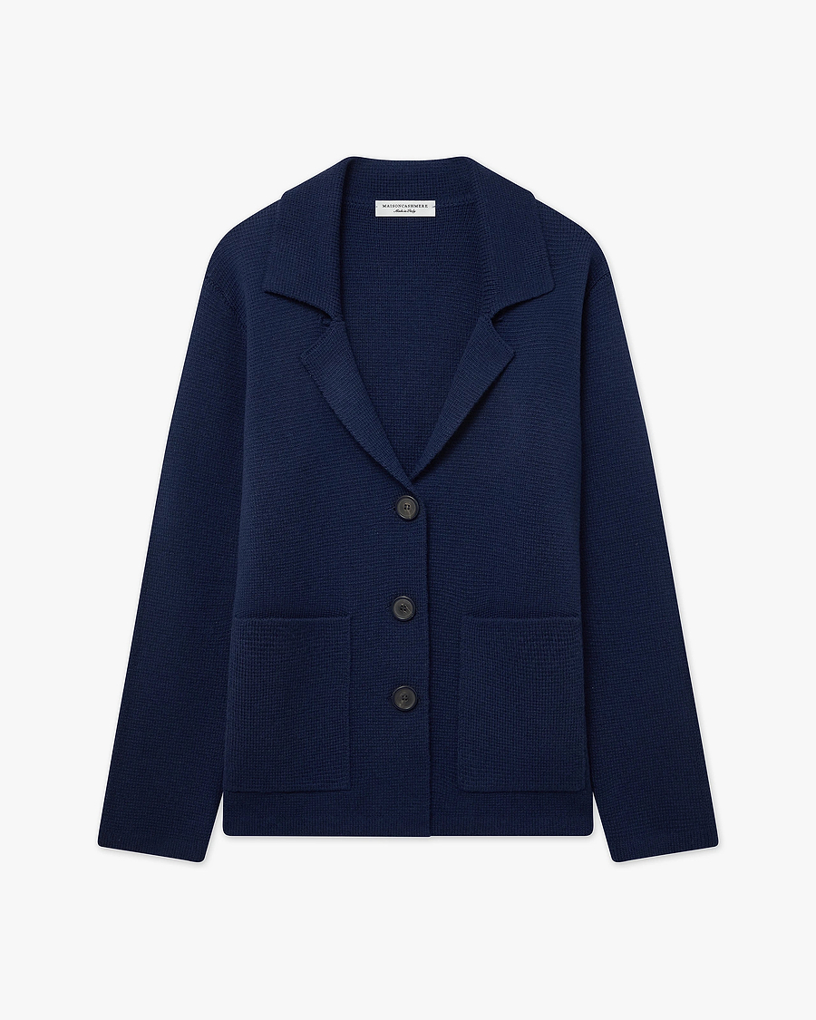 Women's Milford Blazer - Blue Merino