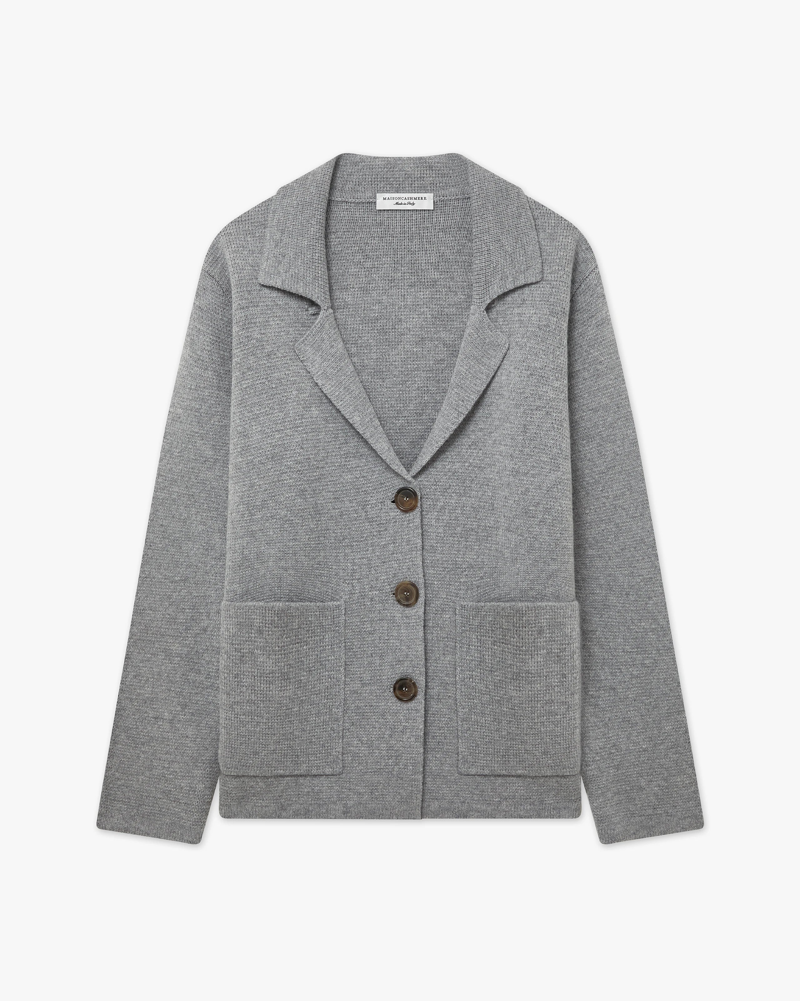 Women's Milford Blazer - Medium Grey Merino