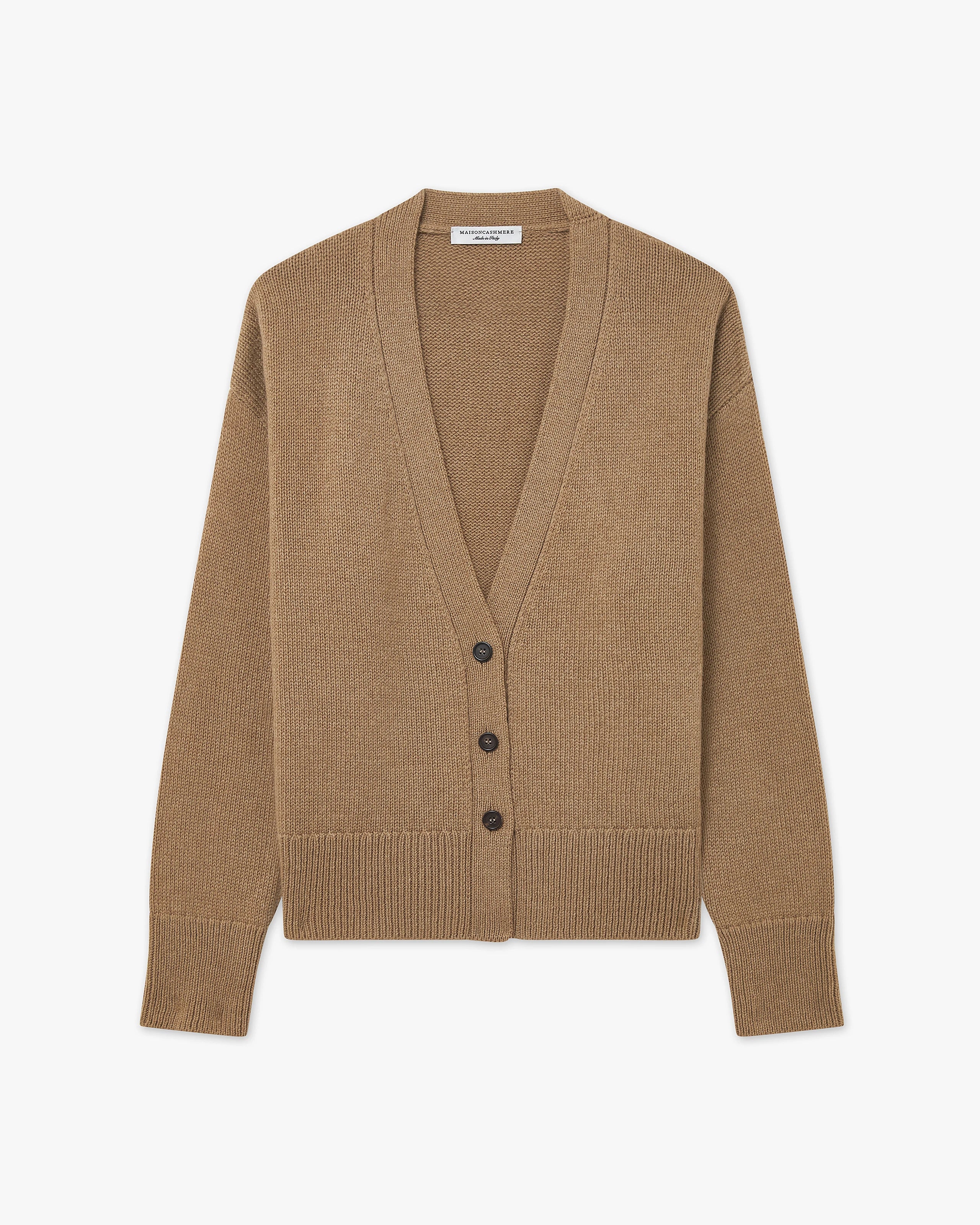 Women's Funes Cardigan - Hazelnut Merino