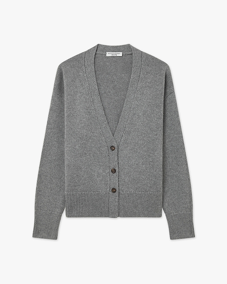 Women's Funes Cardigan - Grey Merino