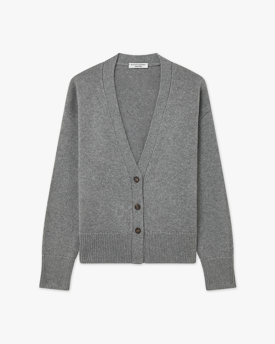 Women's Funes Cardigan - Grey Merino