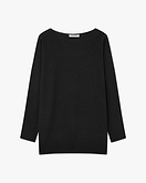 Milford Boat Neck Sweater - Black