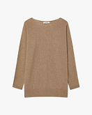 Milford Boat Neck Sweater - Hazelnut