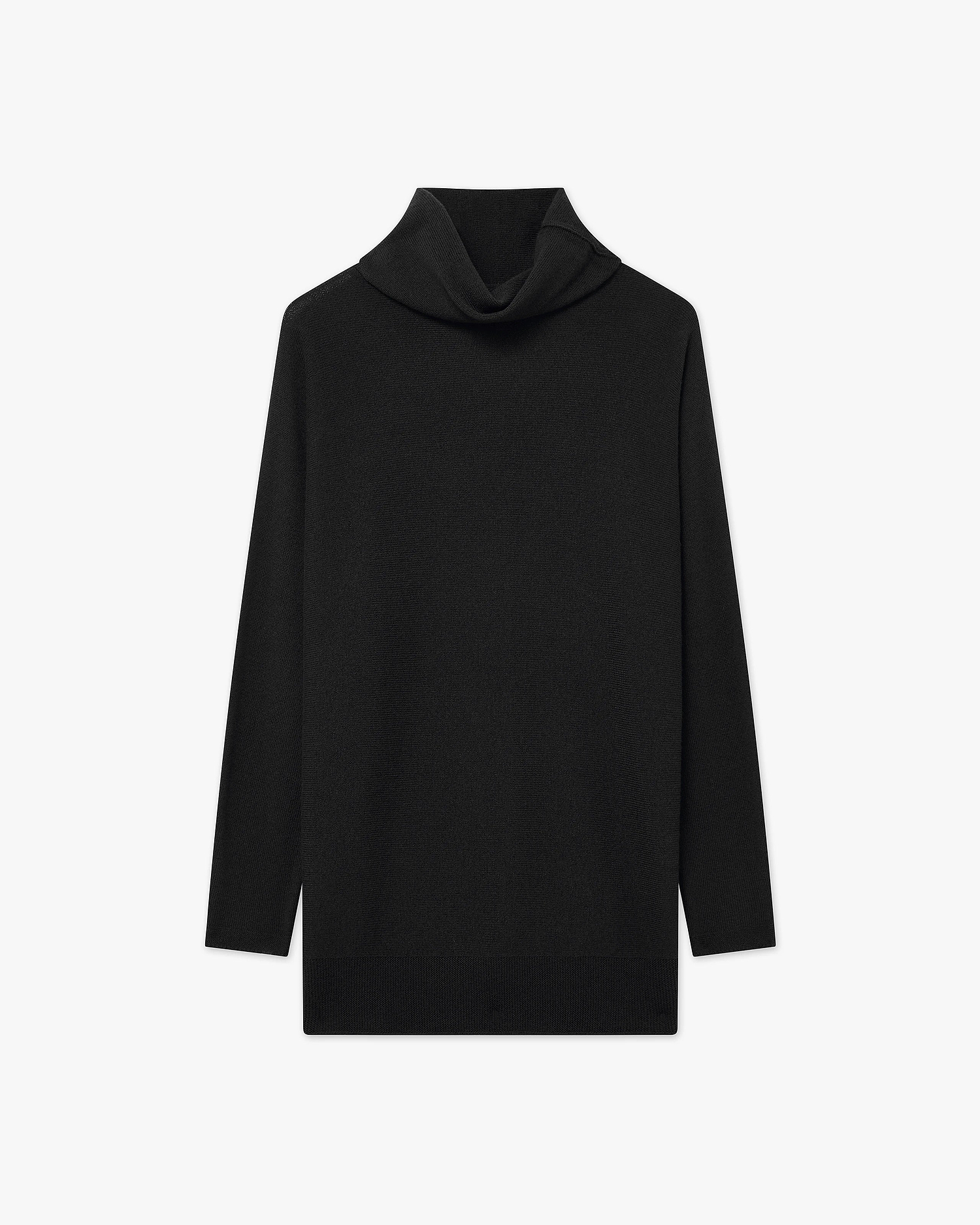 Women's Milford Turtleneck Sweater - Black Merino