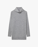 Women's Milford Turtleneck Sweater - Medium Grey