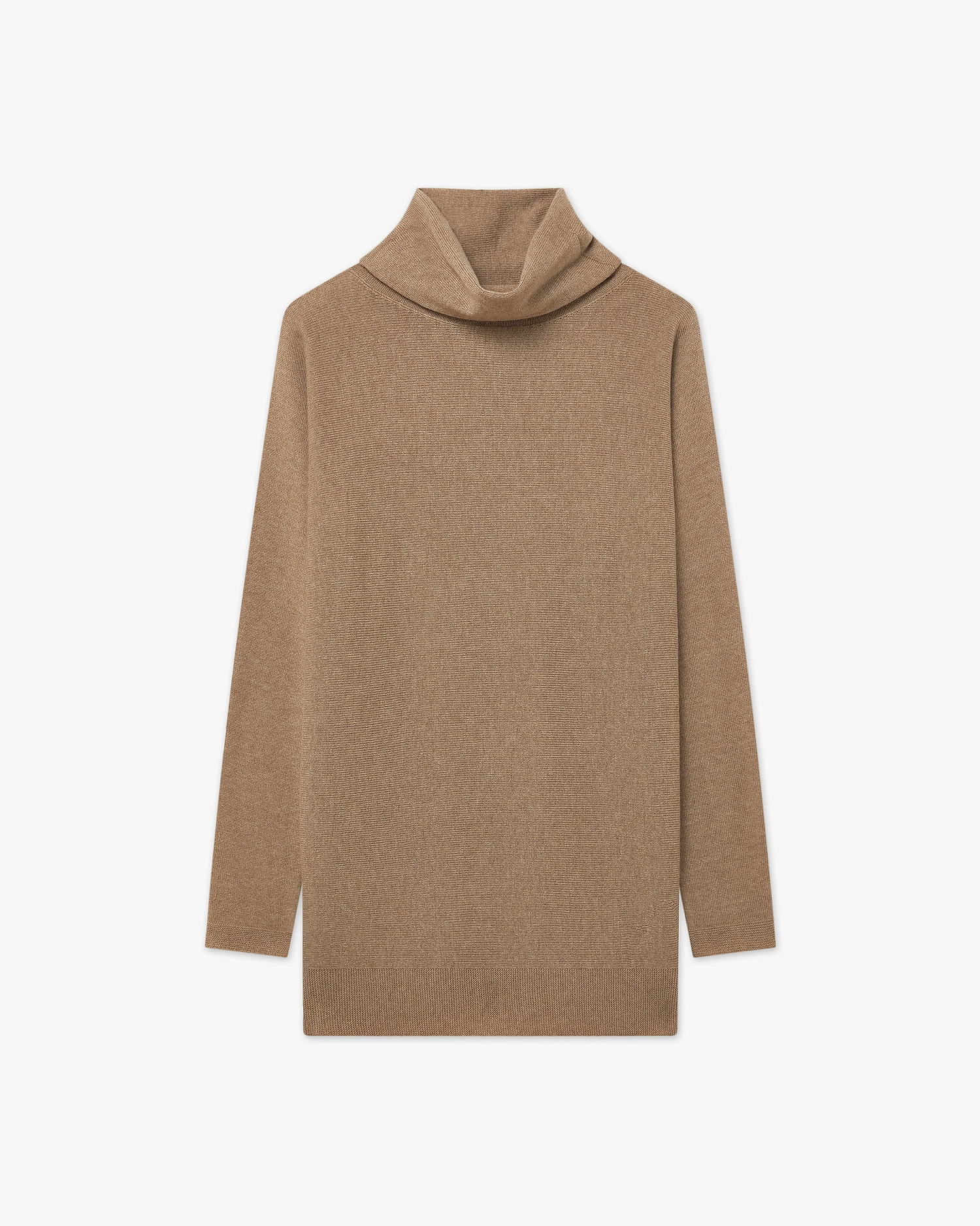 Women's Milford Turtleneck Sweater - Hazelnut Merino