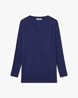 Women's Milford V-Neck Sweater - Blue