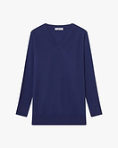 Women's Milford V-Neck Sweater - Blue