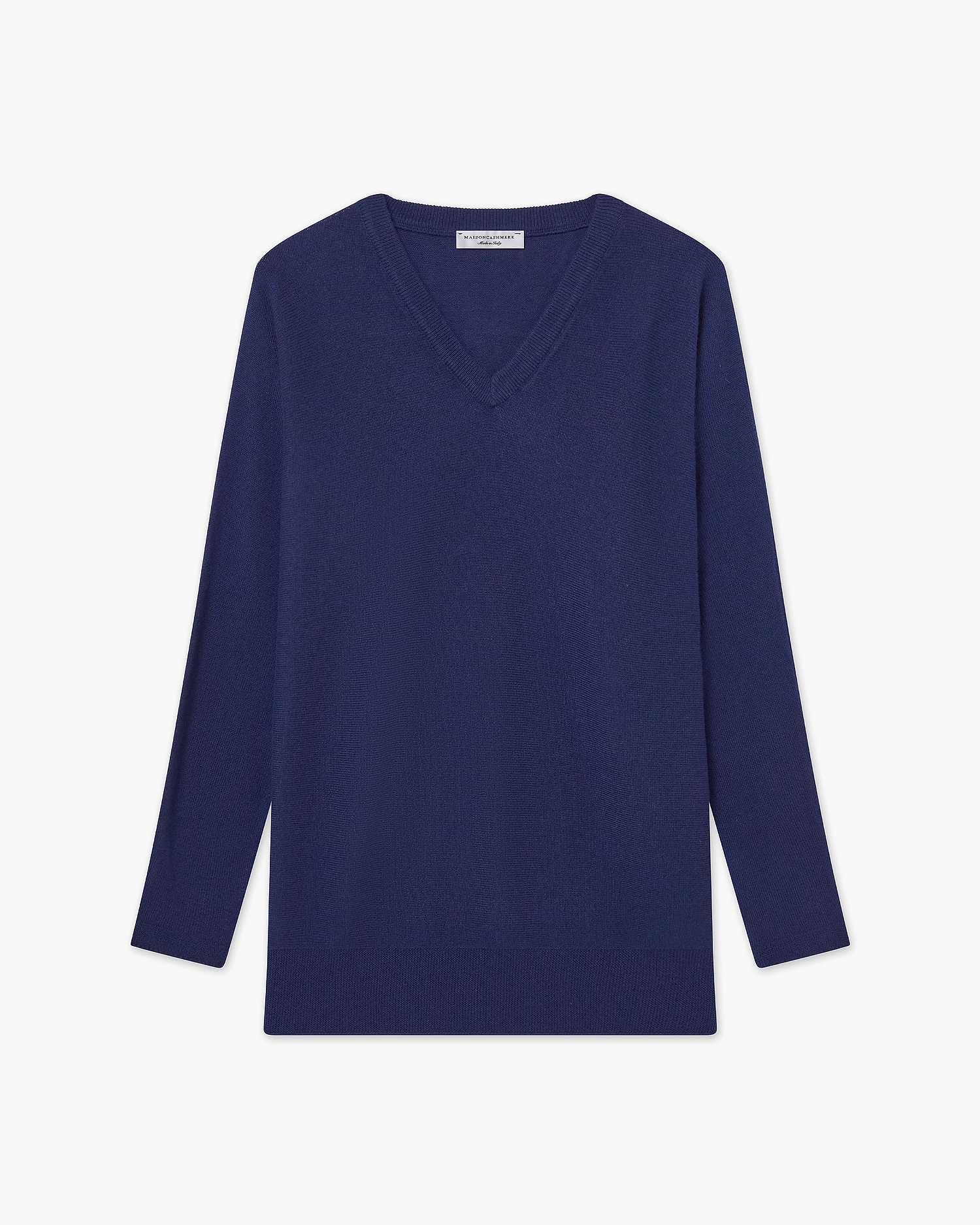 Women's Milford V-Neck Sweater - Blue Merino