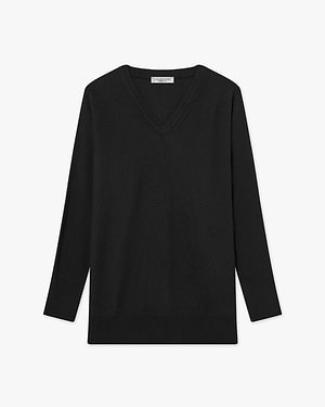 Women's Milford V-Neck Sweater - Black