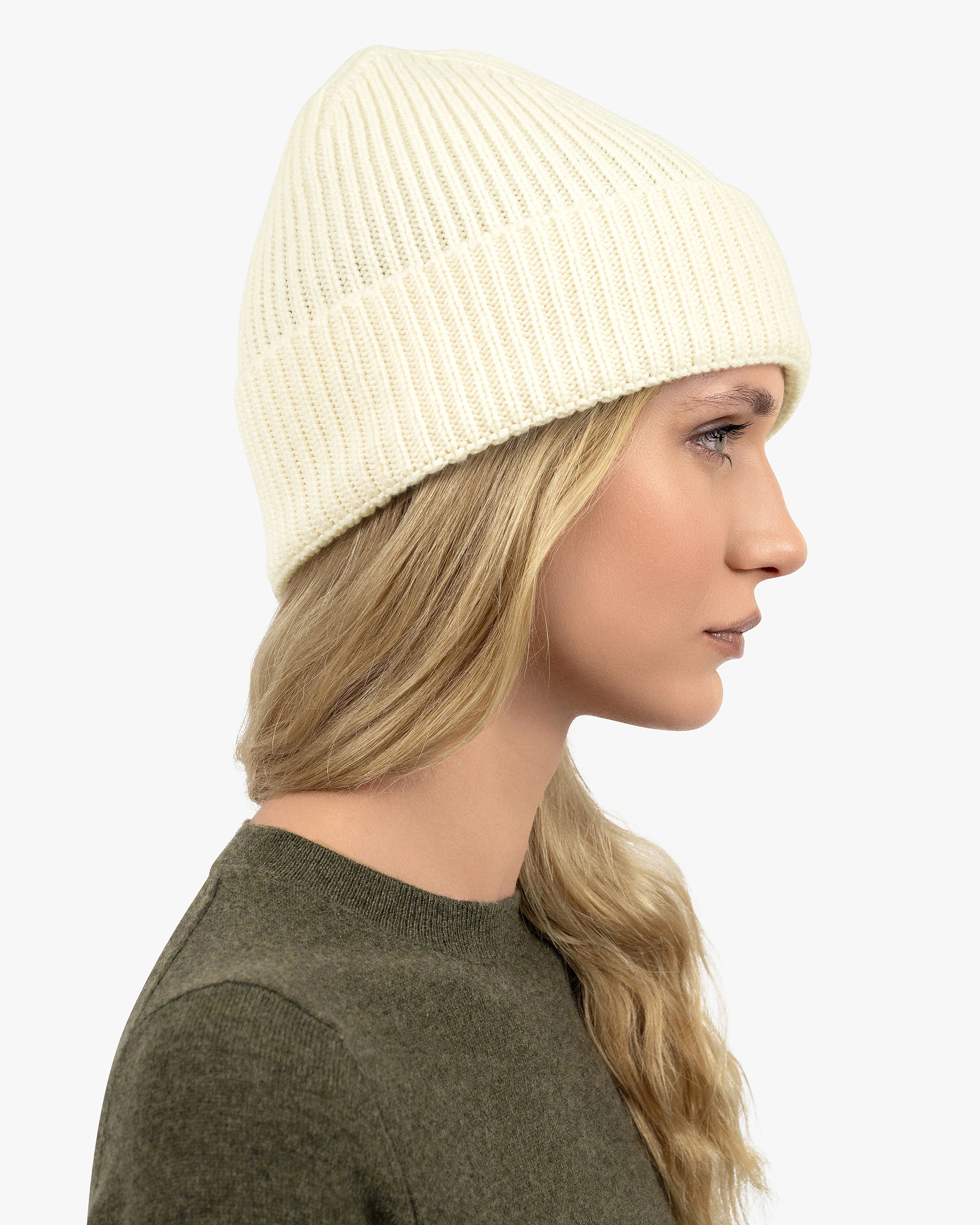 Women's Monaco Hat - White Cashmere