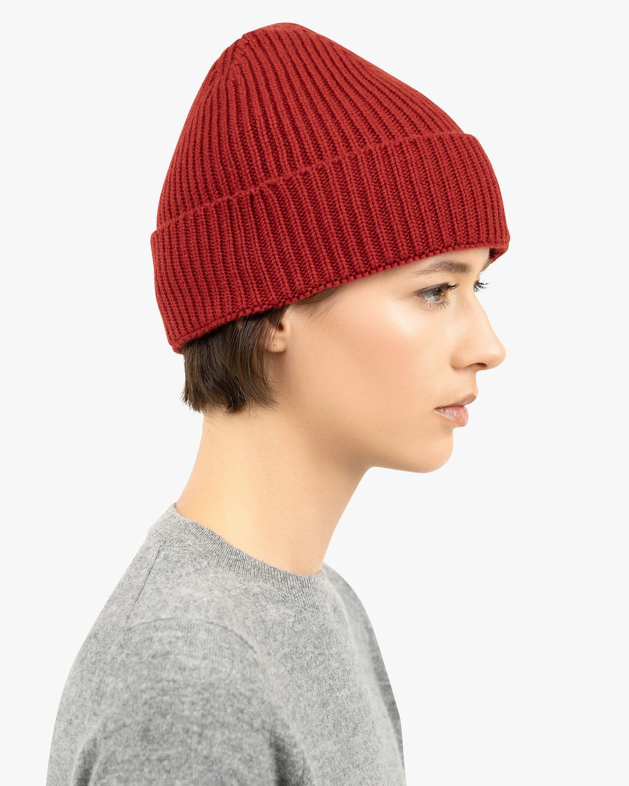Women's Monaco Hat - Red Cashmere