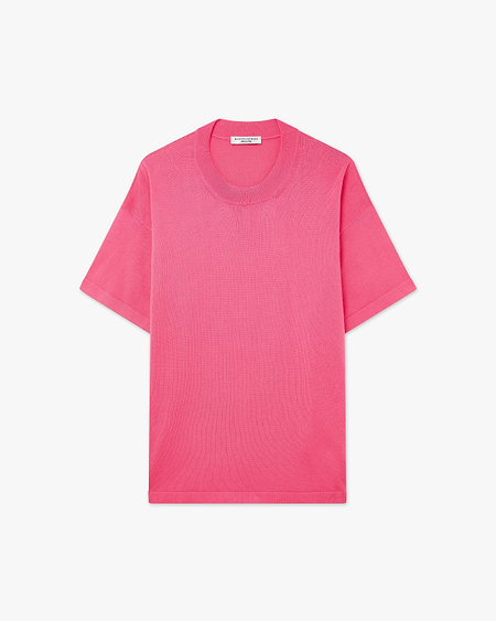 Women's Oasi Maxi Tee - Fuchsia Cotone